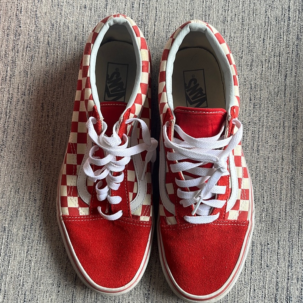 Men’s Vans PRIMARY CHECK OLD SKOOL SHOE size 11.  507452. Excellent condition.